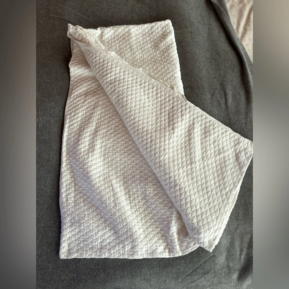 West Elm Organic Cotton Quilted Duvet